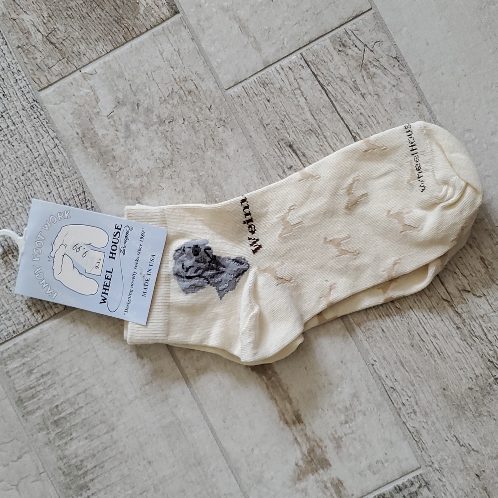 New Wheelhouse Weimaraner Dog Socks Women's Sock Size 9-11